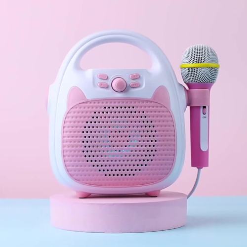 Bluetooth Kids Karaoke Machine Speaker Microphones Rechargeable